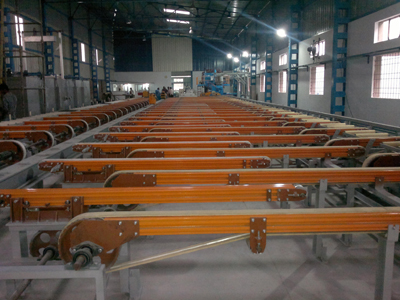 Complete Extrusion Section Handling Line